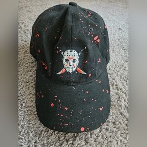 ✨️4/$10-Friday 13th Blood Splatter Cap